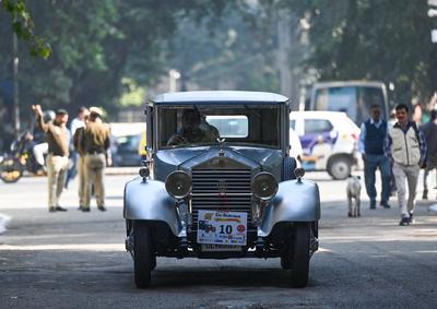 58th Edition Of Statesman Vintage & Classic Car Rally In Delhi-stock-foto