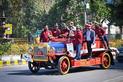 58th Edition Of Statesman Vintage & Classic Car Rally In Delhi-stock-foto