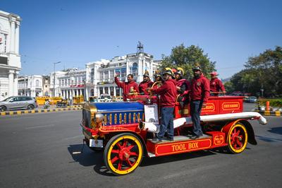 58th Edition Of Statesman Vintage & Classic Car Rally In Delhi-stock-foto