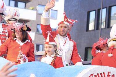 Koelner Karneval, Rosenmontagszug 2025-stock-foto
