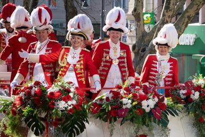 Rosenmontagszug Koeln 2025-stock-foto