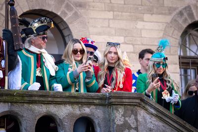 Rosenmontagszug Koeln 2025-stock-foto