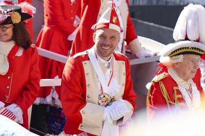 Koelner Karneval, Rosenmontagszug 2025-stock-foto