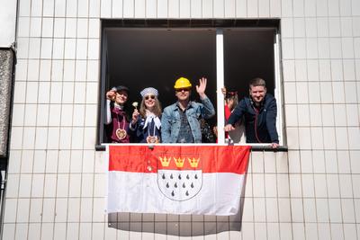 Rosenmontagszug Koeln 2025-stock-foto