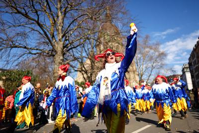 Rosenmontagsumzug Mainz 2025, 03.03.2025-stock-photo
