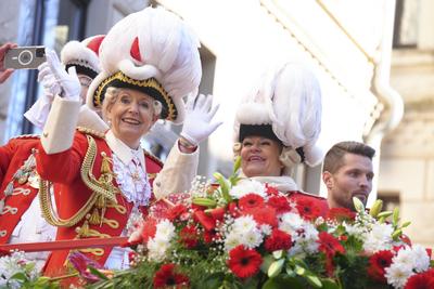 Koelner Karneval, Rosenmontagszug 2025-stock-foto