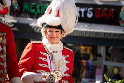 Rosenmontagszug Koeln 2025-stock-foto