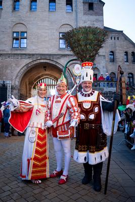 Rosenmontagszug Koeln 2025-stock-foto