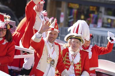 Koelner Karneval, Rosenmontagszug 2025-stock-foto