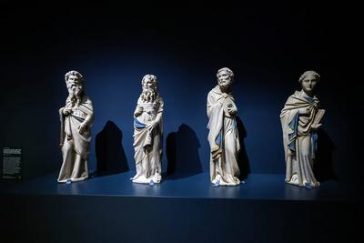 Siena: The Rise of Painting 1300-1350 National Gallery-stock-foto