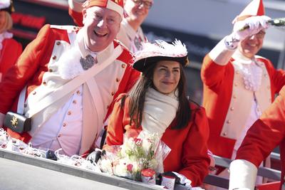 Koelner Karneval, Rosenmontagszug 2025-stock-foto