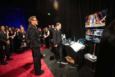 97th Academy Awards - Backstage-stock-foto