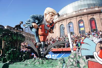 Mainz 03.03.2025: Rosenmontagsumzug-stock-foto