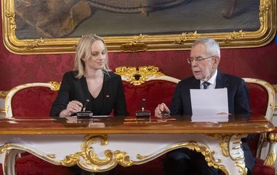 20250303 Angelobung der neuen Regierung-stock-photo