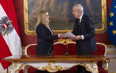 20250303 Angelobung der neuen Regierung-stock-photo