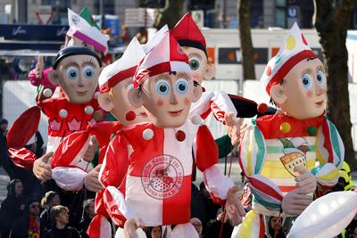 Rosenmontagszug 2025 in K?ln-stock-foto