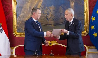 20250303 Angelobung der neuen Regierung-stock-photo