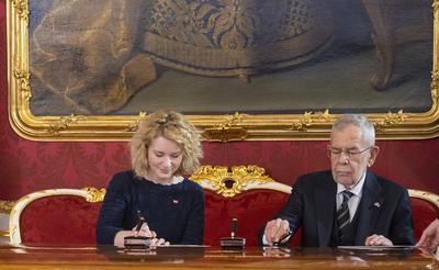 20250303 Angelobung der neuen Regierung-stock-photo
