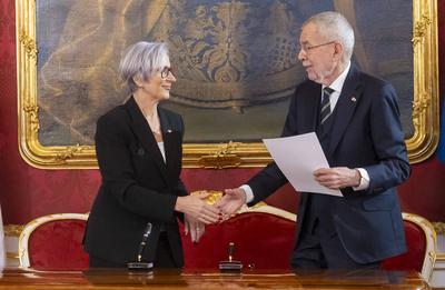 20250303 Angelobung der neuen Regierung-stock-photo