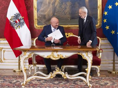 20250303 Angelobung der neuen Regierung-stock-photo