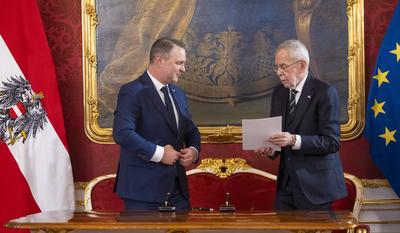 20250303 Angelobung der neuen Regierung-stock-photo