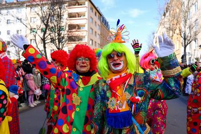 Rosenmontagsumzug Mainz 2025, 03.03.2025-stock-photo
