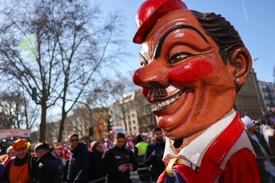 Rosenmontagsumzug Mainz 2025, 03.03.2025-stock-photo