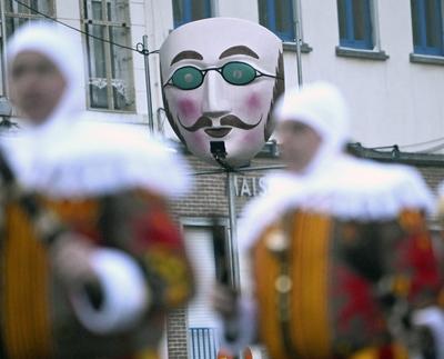 Binche carnival 2025-stock-foto