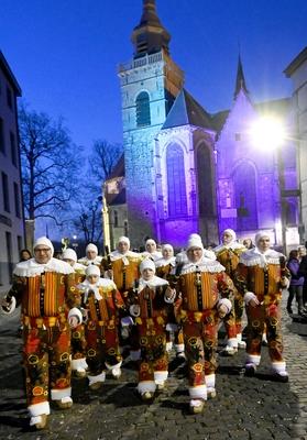Binche carnival 2025-stock-foto