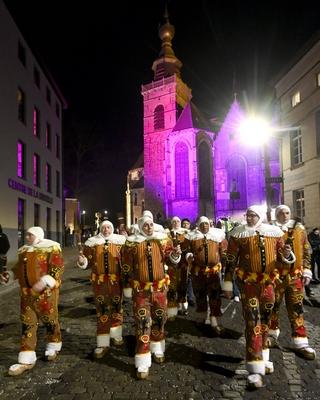 Binche carnival 2025-stock-foto