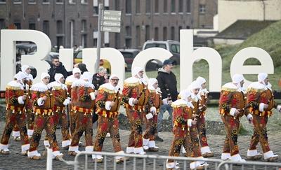 Binche carnival 2025-stock-foto
