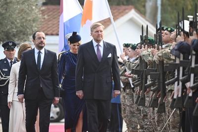 State visit Cyprus - Day 1, Larnaca, The Netherlands-stock-foto