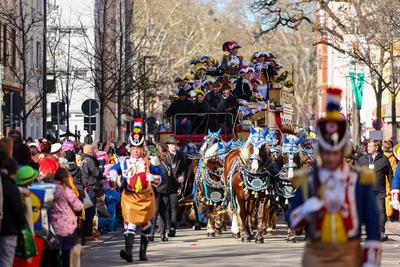 Rosenmontagsumzug Mainz 2025, 03.03.2025-stock-foto