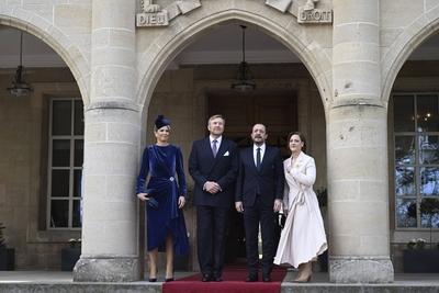 State visit Cyprus - Day 1, Larnaca, The Netherlands-stock-foto