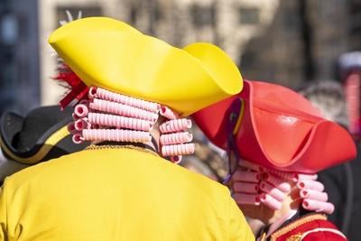 Rosenmontagszug DUS-stock-foto