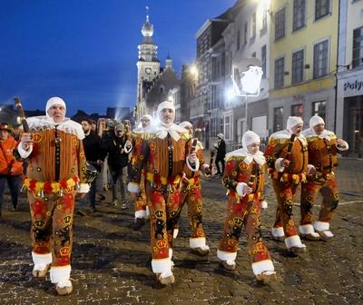 Binche carnival 2025-stock-foto