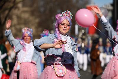 Rosenmontagsumzug Mainz 2025, 03.03.2025-stock-photo