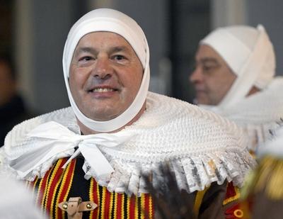 Binche carnival 2025-stock-foto