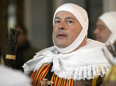 Binche carnival 2025-stock-foto