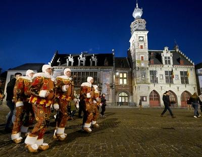 Binche carnival 2025-stock-foto