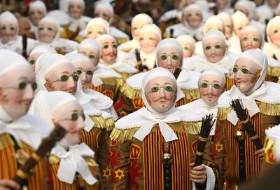 Binche carnival 2025-stock-foto
