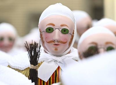 Binche carnival 2025-stock-foto