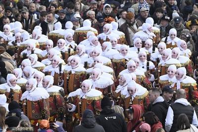 Binche carnival 2025-stock-foto