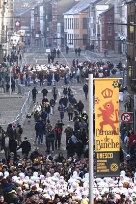 Binche carnival 2025-stock-foto