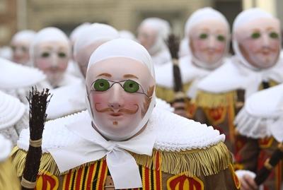 Binche carnival 2025-stock-foto