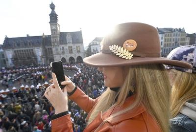 Binche carnival 2025-stock-foto
