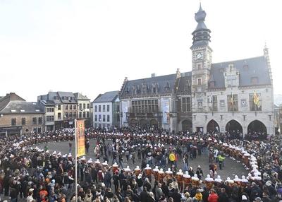 Binche carnival 2025-stock-foto