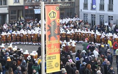 Binche carnival 2025-stock-foto
