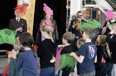 Royal Visit to Mechelen as European Volunteer Capital-stock-foto