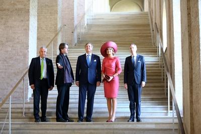 Staatsminister Dr Ludwig Spaenle Dr Bernhard Maaz Generaldirektor der Bayerischen Staatsgemaelde-stock-foto